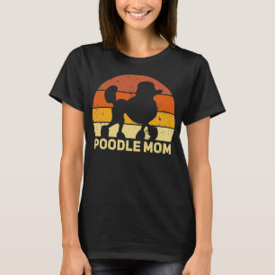 T-shirt Poodle Maman Amants Dit Drôle Mème 