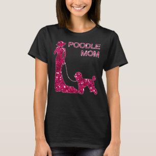 T-shirt Poodle Maman Épingle fourrée