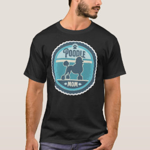 T-shirt Poodle Maman Perdu Standard Poodle Silhouette D