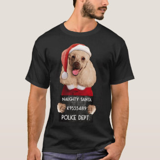 T-shirt Poodle Père Noël Xmas