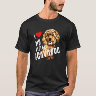 T-shirt Poodle Pup I Love My Little Darling Cavapoo