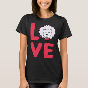 T-shirt Poodle Pyrénées Chien Amoureux des animaux