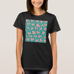 T-shirt Poodle Rétro Coeur Miniature Motif