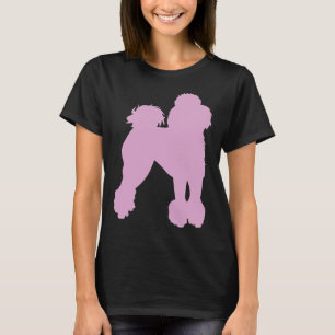 T-shirt Poodle rose