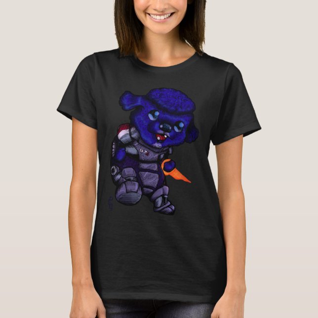 T-shirt Poodle Shepard (Devant)