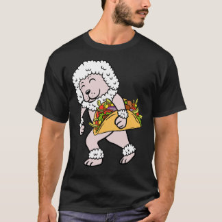 T-shirt Poodle Taco Lover