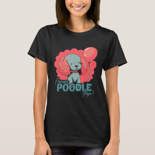 T-shirt Poodledog avec décoration de coeur Awsome Poodlemo