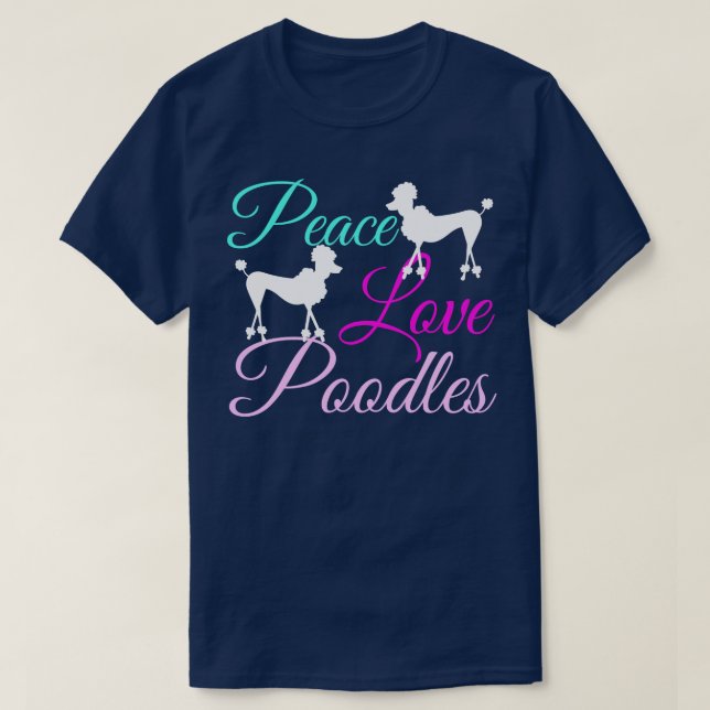 T-shirt Poodles (Design devant)