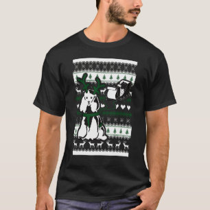 T-shirt Poodling Santa Claus Sleigh