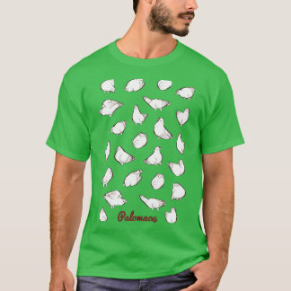 T-shirt Poofy Pigeons blanc 1
