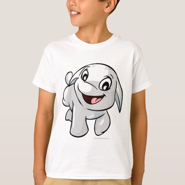 T-shirt Poogle blanc (Devant)