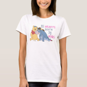 T-shirt Pooh & Eeyore   Big Hearts Mérite Big Hugs