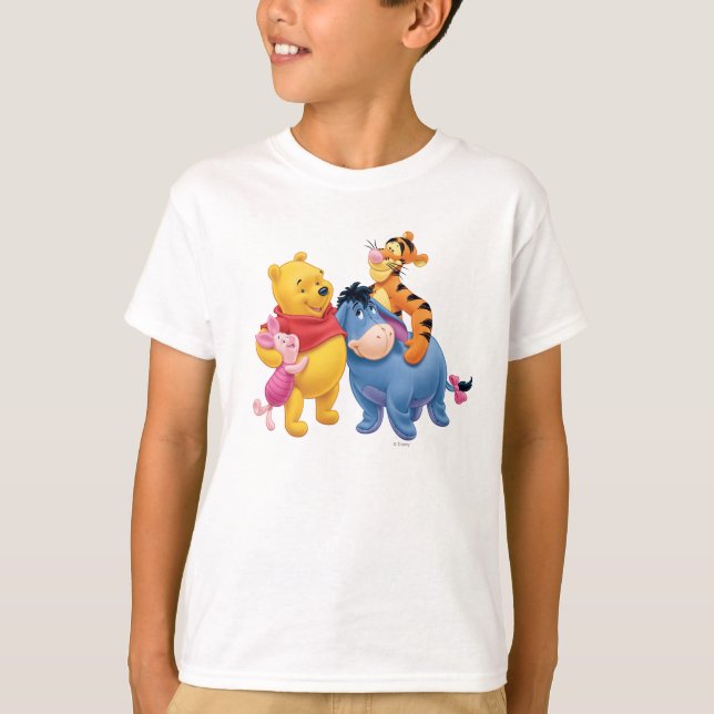 T-shirt Pooh et amis 1 (Devant)