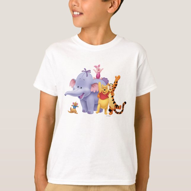 T-shirt Pooh et amis 4 (Devant)