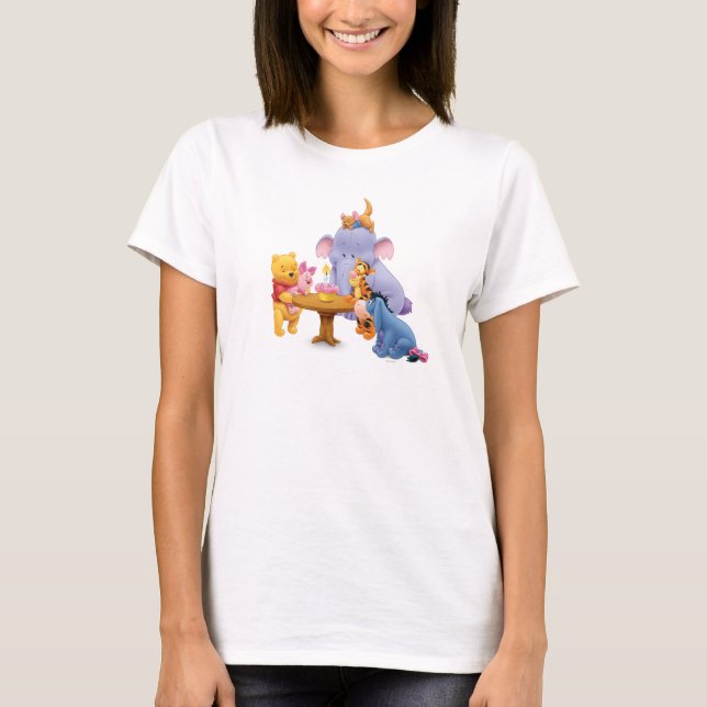 T-shirt Pooh et amis Anniversaire (Devant)