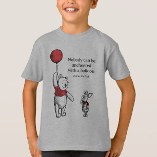 T-shirt Pooh Personne ne peut être déjoué avec un bal
