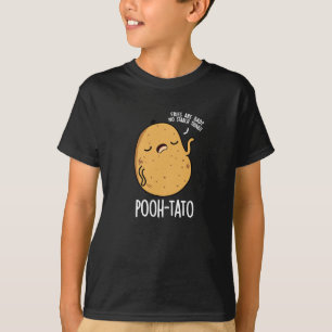 T-shirt Pooh tato drôle Pun de pomme de terre foncé BG