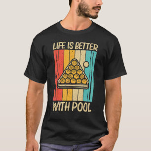 T-shirt Pool cool Pour Hommes Billard Snooker Femmes Billa