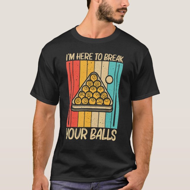 T-shirt Pool cool Pour Hommes Billard Snooker Femmes Billa (Devant)