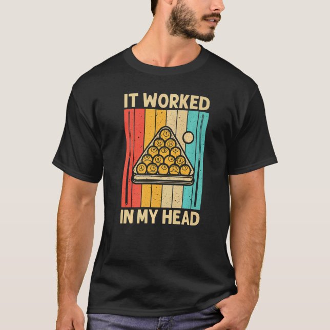 T-shirt Pool cool Pour Hommes Billard Snooker Femmes Billa (Devant)
