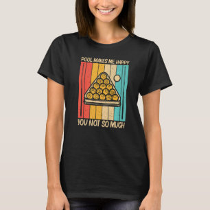 T-shirt Pool cool Pour Hommes Billard Snooker Femmes Billa