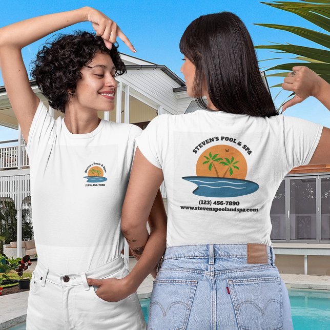 T-shirt Pools et entreprises Spas (Créateur téléchargé)
