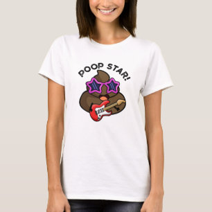 T-shirt Poop Star Funny Pop Star Pun