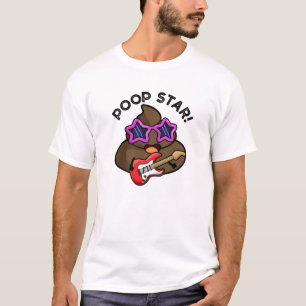 T-shirt Poop Star Funny Pop Star Pun