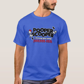 T-shirt Pooper Scooper.Pet Retrait des déchets .1 OU 2 côt