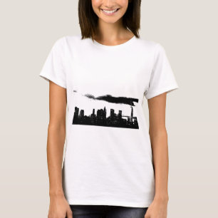 T-shirt Pop Art Black White New York City