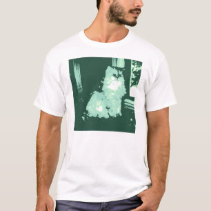 T-shirt Pop Art Chat aux cheveux longs
