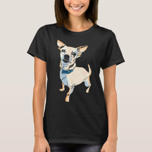 T-shirt Pop Art Chihuahua Chien race Graphique seul