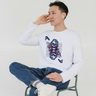 T-shirt Pop Art double Grim