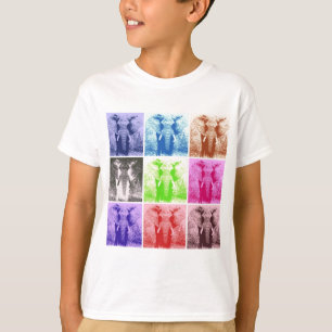 T-shirt Pop Art Elephants