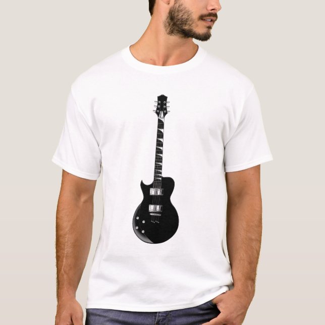 T-shirt Pop Art Guitare électrique (Devant)