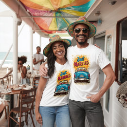 T-shirt Pop Art juste marié