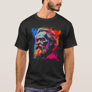 T-shirt Pop Art Karl Marx Philosophe Allemand