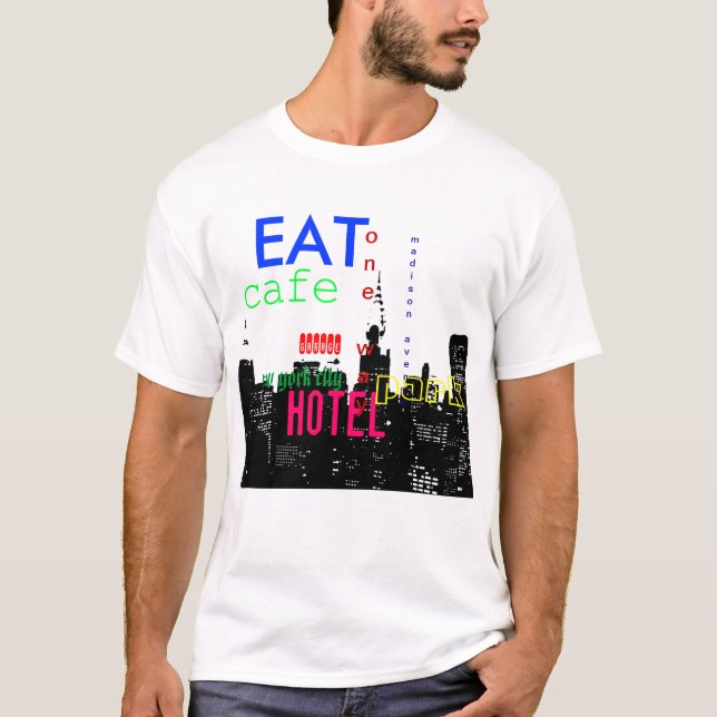 T-shirt Pop Art New York (Devant)