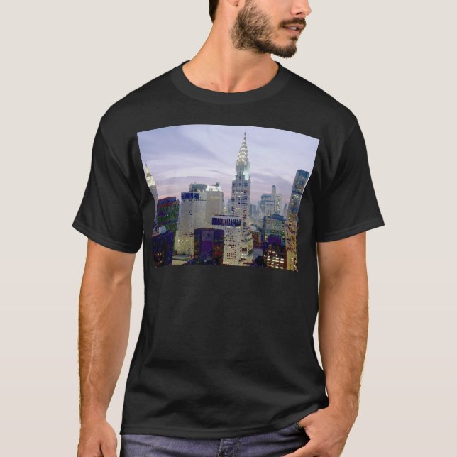 T-shirt Pop Art Oil Paint Effet New York (Devant)
