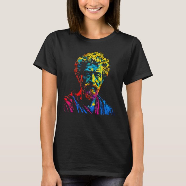 T-shirt Pop Art Stoic Marcus Aurelius Stoicism (Devant)