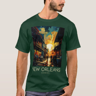 T-shirt Pop Art Travel Impression de La Nouvelle-Orléans L