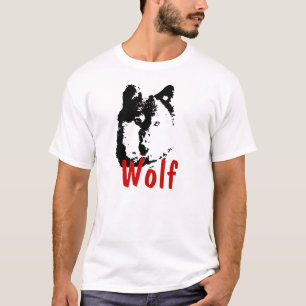 T-shirt Pop Art Wolf