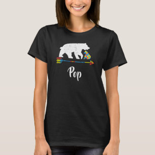 T-shirt Pop Bear Sensibilisation sur l'autisme Fière Autis