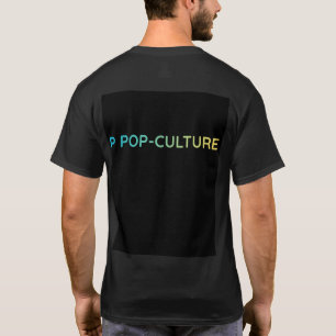 T-Shirt POP-CULTURE - Typographie à dégradé au dos