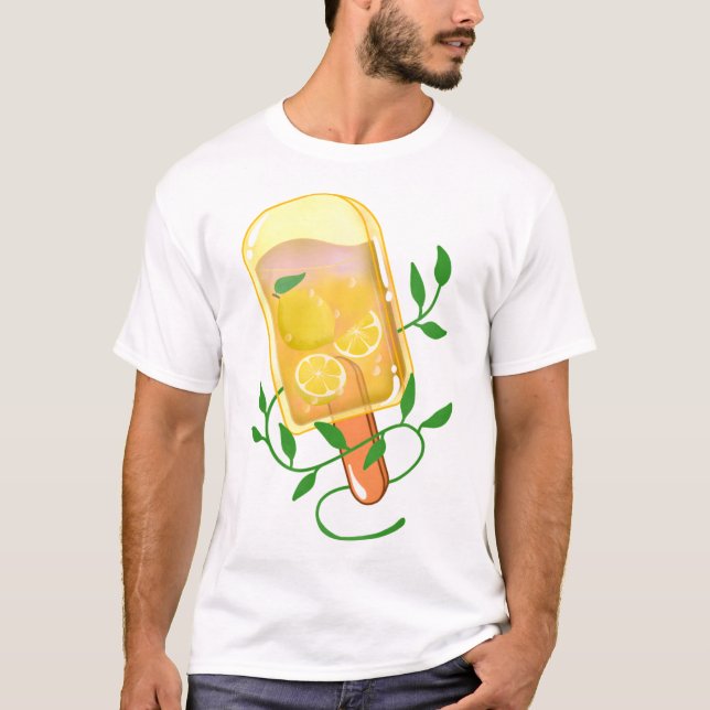 T-shirt Pop de glace au citron frais (Devant)