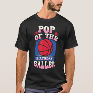T-shirt Pop De L'Anniversaire Baller Basketball Thème Anni