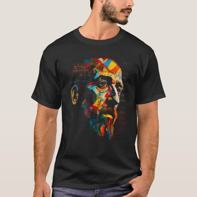 T-shirt Pop Erik Satie Music (Devant)