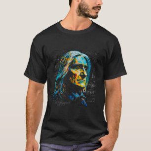 T-shirt Pop Franz Liszt Music