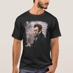 T-shirt Pop Franz Schubert Compositeur de musique Pianiste
