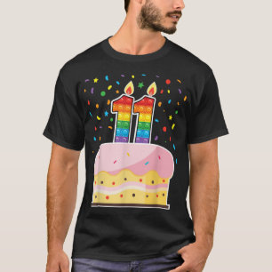 T-shirt Pop It 11th Birthday cake Girls Boys 11th Years Ol